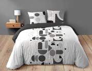 Douceur d'intérieur Σετ Υπέρδιπλη Παπλωματοθήκη & 2 Μαξιλαροθήκες Chilipop  από βαμβάκι 42TC, με διαστάσεις 220x240cm