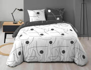 Douceur d'intérieur  Σετ Υπέρδιπλη Παπλωματοθήκη & 2 Μαξιλαροθήκες Sonate από microfiber, με διαστάσεις 220x240cm