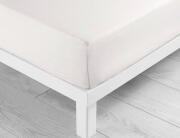 Douceur d'intérieur  Σεντόνι Μονό με λάστιχο Lina από βαμβάκι 57TC, με διαστάσεις 90x190cm - White