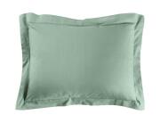 Μαξιλαροθήκη Lina Douceur d'intérieur από βαμβάκι 57TC, με ραφή Oxford και διαστάσεις 50x70cm - Sage