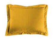 Μαξιλαροθήκη Lina Douceur d'intérieur από βαμβάκι 57TC, με ραφή Oxford και διαστάσεις 50x70cm - Curry