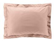 Μαξιλαροθήκη Percaline Douceur d'intérieur από βαμβάκι περκάλι 78TC, με ραφή Oxford και διαστάσεις 50x70cm - Nude