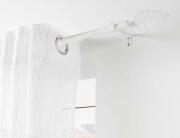 Douceur d'intérieur  Μονό Κουρτινόξυλο Stylea με διάμετρο 19mm και επέκταση 120 - 210cm - White