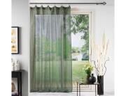 Douceur d'intérieur Κουρτίνα Χαμηλής Σκίασης Linka  με κρίκους και διαστάσεις 140x240cm - Khaki