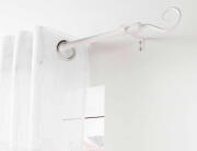 Douceur d'intérieur  Μονό Κουρτινόξυλο Arabesque με διάμετρο 19mm και επέκταση 120 - 210cm - White