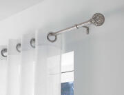 Douceur d'intérieur Μονό Κουρτινόξυλο Globa  με διάμετρο 19mm και επέκταση 120 - 210cm - Chrome