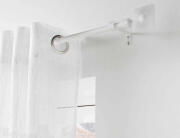 Douceur d'intérieur  Μονό Κουρτινόξυλο Sarita με διάμετρο 19mm και επέκταση 120 - 210cm - White