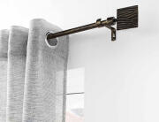 Douceur d'intérieur Μονό Κουρτινόξυλο Tempo  με διάμετρο 19mm και επέκταση 120 - 210cm - Black/Gold