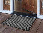 Douceur d'intérieur Χαλάκι εισόδου Toscan  με αντιολισθητικό υπόστρωμα και διαστάσεις 80x50cm - Black/Grey