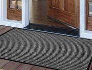 Douceur d'intérieur  Χαλάκι εισόδου Toscan με αντιολισθητικό υπόστρωμα και διαστάσεις 120x80cm - Black/Grey