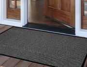 Douceur d'intérieur Χαλάκι εισόδου Julius  με αντιολισθητικό υπόστρωμα και διαστάσεις 120x80cm - Black/Grey