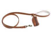 LoveStory Οδηγός σκύλου Wooly με Θήκη για σακούλες και μήκος 125cm