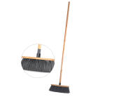 Homea Σκούπα με λαβή από ξύλο Bamboo, με ύψος 118cm