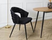 Home Deco Factory Kαρέκλα Sawyer με διαστάσεις 62x54x83cm - Black