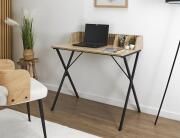 Γραφείο Klaus Home Deco Factory με 2 διαμερίσματα αποθήκευσης και διαστάσεις 90x50x84.5cm