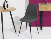 Home Deco Factory Καρέκλα Atom με διαστάσεις 44x54x86cm - Grey