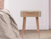 Κομοδίνο Home Deco Factory με διαστάσεις 35x40x48cm - Taupe