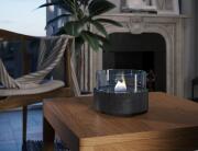 Επιτραπέζια Εστία Φωτιάς Café 18 Lava Tenderflame με διάρκεια καύσης 4 - 5 ώρες, χωρητικότητα δεξαμενής 250ml και διαστάσεις 18.2x13.5cm - Black