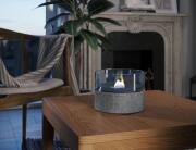 Επιτραπέζια Εστία Φωτιάς Café 18 Lava Tenderflame με διάρκεια καύσης 4 - 5 ώρες, χωρητικότητα δεξαμενής 250ml και διαστάσεις 18.2x13.5cm - Grey