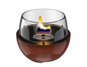 Επιτραπέζια Εστία Φωτιάς Tulip 14 Reactive Glaze Tenderflame με διάρκεια καύσης 4 - 5 ώρες, χωρητικότητα δεξαμενής 250ml και διαστάσεις 14.1x12.5cm - Amber