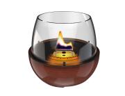 Επιτραπέζια Εστία Φωτιάς Tulip 18 Reactive Glaze Tenderflame με διάρκεια καύσης 3 - 4 ώρες, χωρητικότητα δεξαμενής 250ml και διαστάσεις 19.3x18cm - Amber