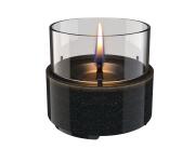 Επιτραπέζια Εστία Φωτιάς Café 14 Reactive Glaze Tenderflame με διάρκεια καύσης 4 - 5 ώρες, χωρητικότητα δεξαμενής 250ml και διαστάσεις 14.2x13.5cm - Black