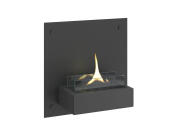 Tenderflame Solo 90 Επιτοίχιο Tζάκι 500ml με Διάρκεια Καύσης 4 - 5 ώρες 45x23x45cm Μαύρο