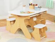 Παιδικό Τραπέζι με παγκάκια Arches KidKraft από ξύλο, με διαστάσεις 109.6x62x120.5cm