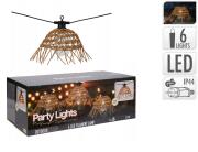 Διακοσμητικός Φωτισμός 6LED - 5.5 Μέτρα - Θερμό Λευκό