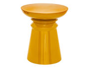 Atmosphera Τραπεζάκι Βοηθητικό Jaya 38x43cm Mustard Yellow