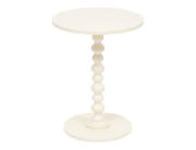 Atmosphera Βοηθητικό Τραπεζάκι Alix 38x50cm Ivory