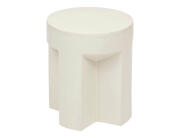 Atmosphera Βοηθητικό Τραπεζάκι Kriz 34x41cm Ivory