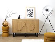 Home Deco Factory Μπουφές Calypso με διαστάσεις 120x40x79cm - Απόχρωση Ξύλου