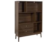 Home Deco Factory Tiffany Βιβλιοθήκη με 5 Ράφια 100x35x140cm Aπόχρωση Καφέ