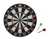 Στόχος 2 όψεων Mister Gadget με 4 Βελάκια και διαστάσεις 42.5x1x42.5cm