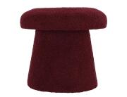 Σκαμπό Μανιτάρι με διαστάσεις 43x38cm - Burgundy