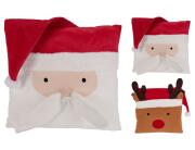 Διακοσμητικό Μαξιλάρι Χριστουγεννιάτικη Φιγούρα με διαστάσεις 32x15x53cm - Σε 2 επιλογές σχεδίου