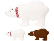 Διακοσμητικό Μαξιλάρι Πολική Αρκούδα με διαστάσεις 65x13x37cm - Σε 2 επιλογές χρώματος