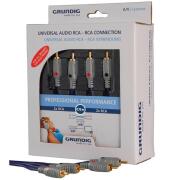 GRUNDIG Universal Καλώδιο-Μετατροπέας Audio (Α/V) 2RCA Σε 2RCA, 0. 75 M 42167082