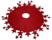 Ποδιά Χριστουγεννιάτικου Δέντρου με διάμετρο 98cm - Κόκκινο