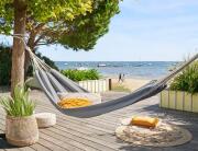 Hespéride Διπλή Αιώρα Yaqui με διαστάσεις 307x150x0.5cm - Pearl Grey