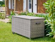 Μπαούλο Αποθήκευσης Κήπου Bayana Hespéride με χωρητικότητα 600lt και διαστάσεις 155x83x73cm - Umber