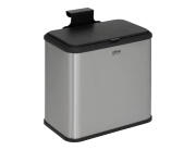 5five Καλάθι απορριμμάτων για ντουλάπι, με χωρητικότητα 5L και διαστάσεις 25.5x15.5x24.5cm - Ασημί