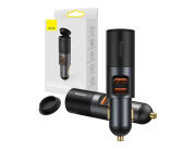 Baseus  Φορτιστής Αυτοκινήτου Share Together με Θύρα Επέκτασης Αναπτήρα - 120W - 2x USB - Γκρι