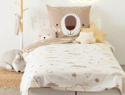 Atmosphera  Σετ Μονή Παπλωματοθήκη & Μαξιλαροθήκη Bear 2 όψεων, από βαμβάκι 57TC, με διαστάσεις 140x200cm