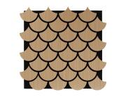 Ηχοαπορροφητική Επένδυση Τοίχου 3d Clint Atmosphera με διαστάσεις 64x1.6x66.7cm