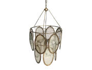 PTMD Luxury Living Φωτιστικό Οροφής Dairen  Μονόφωτο, με λαμπτήρα E27 και διαστάσεις 51x51x94cm - Gold