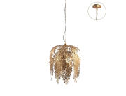 PTMD Luxury Living  Φωτιστικό Οροφής Joff Μονόφωτο, με λαμπτήρα E27 και διαστάσεις 45x45x58cm - Gold