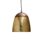 PTMD Luxury Living Φωτιστικό Οροφής Mervin Μονόφωτο, με λαμπτήρα E27 και διαστάσεις 41x41x43cm - Copper