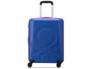 Βαλίτσα Delsey Paris x Benetton με χωρητικότητα 37L, τηλεσκοπικό χερούλι, κλείδωμα ασφαλείας, 4 ροδάκια και διαστάσεις 40x20x55cm - Blue